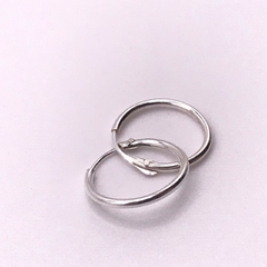 Arracada Clásica chica Plata .925 SALQ26