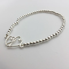 Pulsera Curved Hearts en internet