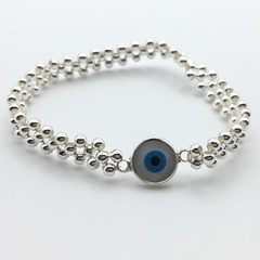 Pulsera tejida Ojo Turco