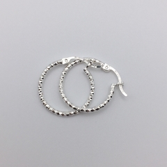 Arracadas Diamond Cut mediano