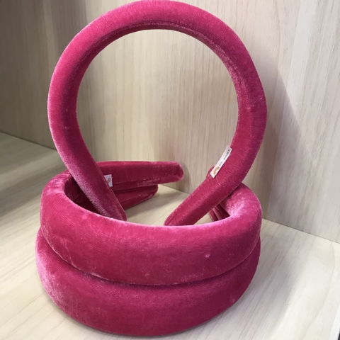 TIARA DE VELUDO COM ENCHIMENTO - comprar online