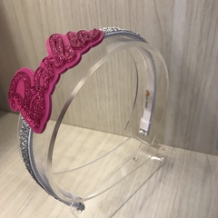 TIARA BARBIE ACRILICO PRATA