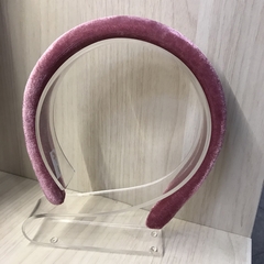 TIARA DE VELUDO COM ENCHIMENTO
