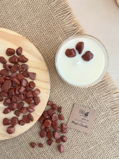Vela Aromática Artesanal com cristais - comprar online