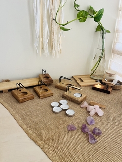 Kit palo santo quartzo rosa