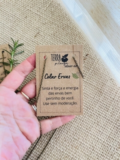 Colar terrapitanga ervas - comprar online