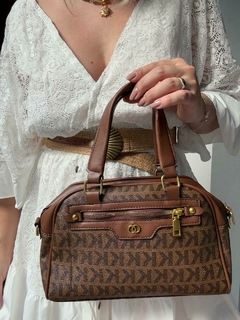 BOLSA MARROM DETALHES - loja online