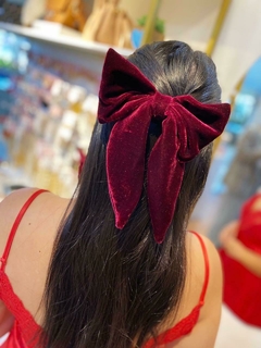 LAÇO VELUDO CHERRY