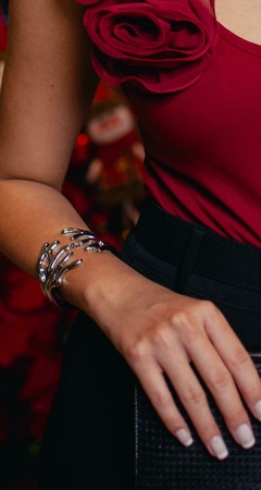 BRACELETE GALHOS FOLHEADO - comprar online