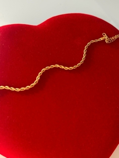 Pulseira cordão baiano aço inoxidável na internet