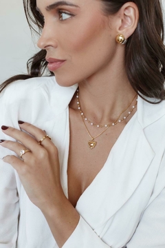 Duplinha colares semi jóia - comprar online
