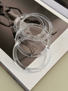kit bracelete acrílico transparente na internet