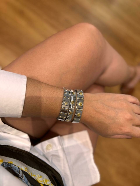 Pulseiras elástico em aço inoxidável - comprar online