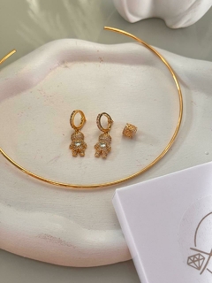 Chocker Aro lisa semi jóia - AMORA ACESSÓRIOS