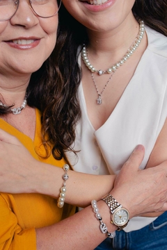 pulseira pérolas feicho imã semi jóia - comprar online