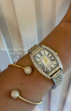 Bracelete inspiração Pandora semi jóia - comprar online