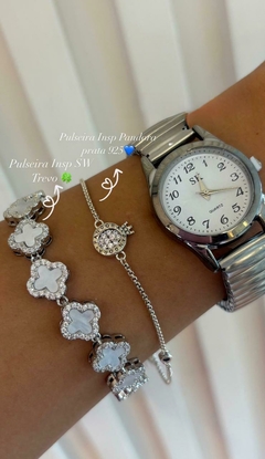 pulseira inspiração Pandora prata 925 na internet