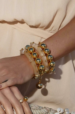 Bracelete acrílico semi jóia - comprar online