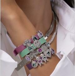 Pulseira maleável aço inoxidável - loja online