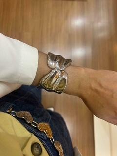 Bracelete orgânico folheado - comprar online