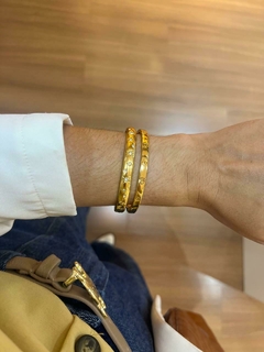 Bracelete stars folheado a ouro na internet