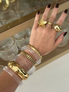 kit bracelete acrílico transparente - comprar online