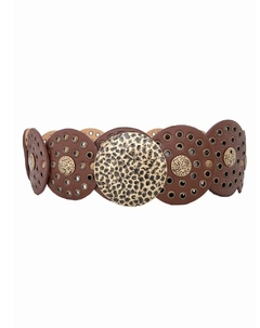 Cinto BOHO 100% couro - AMORA ACESSÓRIOS