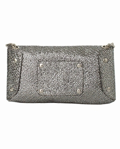 Imagem do clutch metalizada chumbo