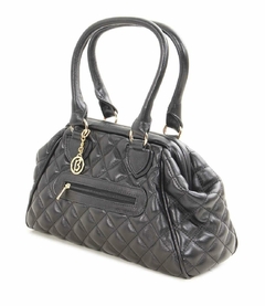 Bolsa estofada em 100%couro