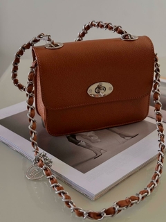Bolsa caramelo 100%couro - loja online