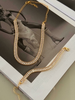 Imagem do pulseira Riviera navetes folheado