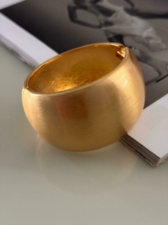 Max bracelete fosco folheado a ouro - loja online