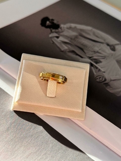 anel inspiração cartier aço inoxidável - comprar online