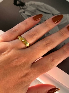 anel inspiração cartier aço inoxidável