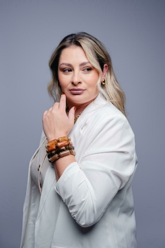 Pulseiras resina elástico na internet