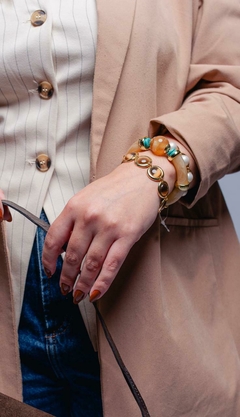 pulseira esferas semi jóia - comprar online