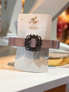 presilha rosa com zircônias na internet