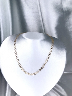 Imagem do Colar de Corrente em Ouro 18k e Elo Vazado