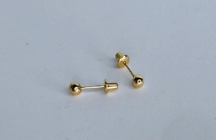 Brinco de Bolinha em Ouro 18k - comprar online