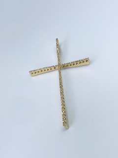 Pingente de Crucifixo em Ouro 18k e Diamantes