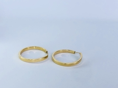 Argola Larga em Ouro 18k - comprar online