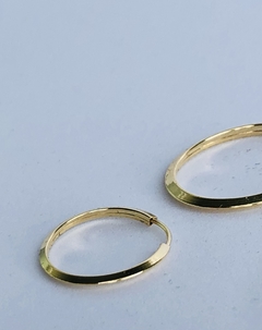 Argola Média em Ouro 18k - comprar online