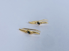 Brinco em Ouro 18k, Safira e Diamantes - comprar online