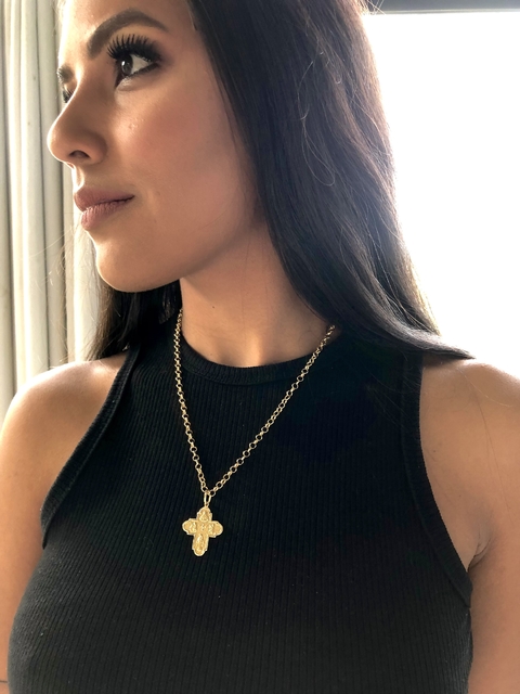 Corrente Colar Elo Português em Ouro 18k