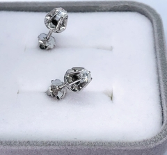Brinco em Ouro Branco e Diamante - Jolig | Joias de alta qualidade em ouro 18k, prata e pedras preciosas desde 1991