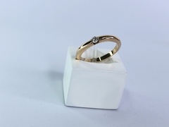 Aliança em Ouro 18k e Diamante