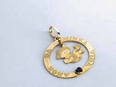 Pingente Amor da Minha Vida em Ouro 18k e Rubis na internet