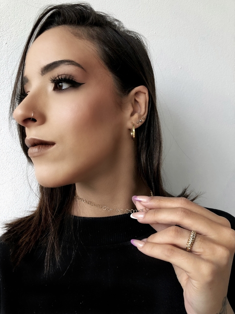 Colar Corrente de Elo em Ouro 18k