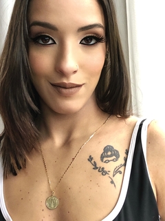 Pingente de Medalha de São Bento em Ouro 18k