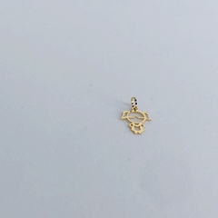 Pingente de Menina em Ouro 18k na internet